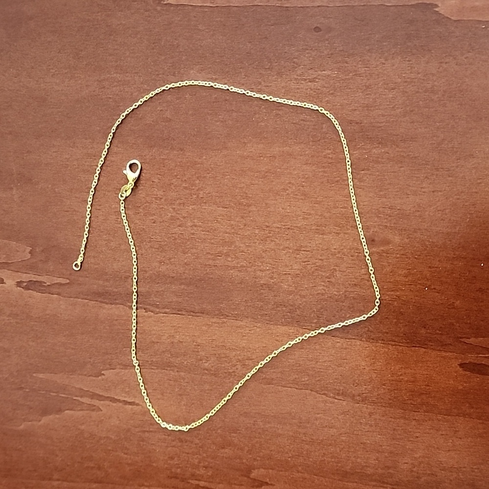 Elegant Gold Stamped 925 Necklace - Picture 5 of 5